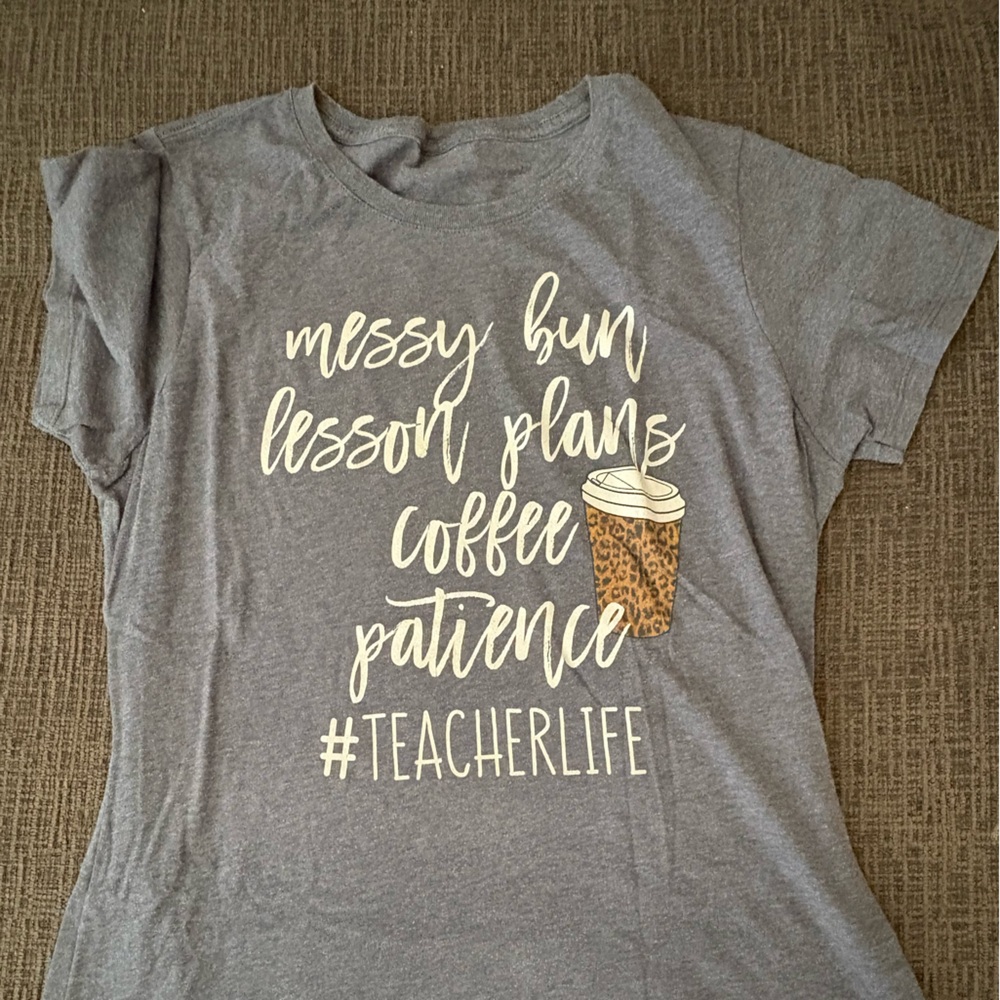 Navy Teacher Tee